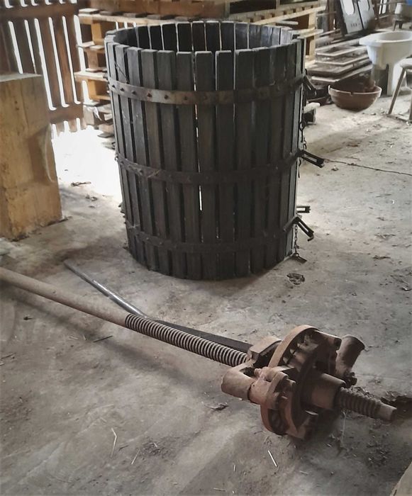 Prensa para vinho completa