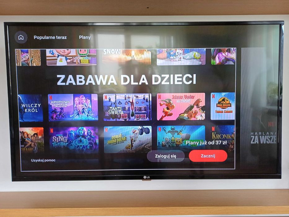 Telewizor Lg 43 cale LED Smart Tv YouTube Netflix Android
