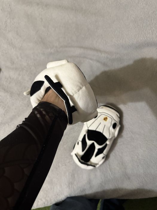 Тапки Porshe комнатные тапочки для автолюбителей,плюшевые