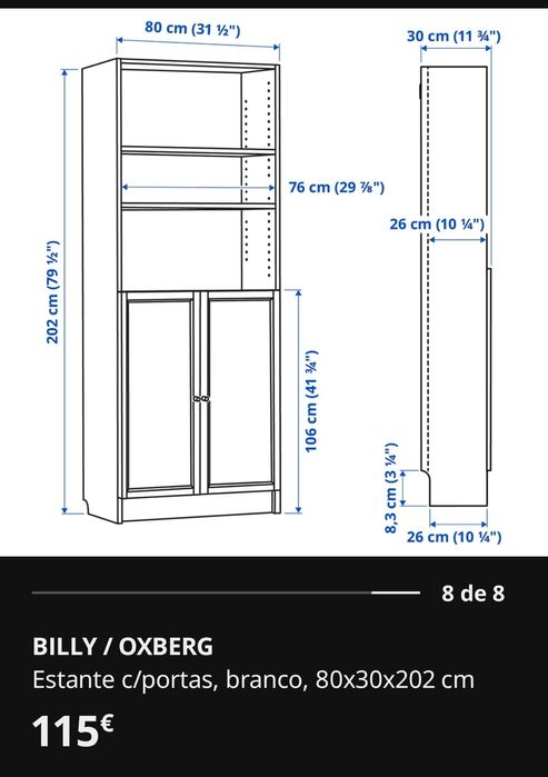 Móveis IKEA (vários modelos)