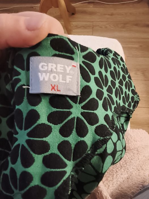 Vintage zielono-czarna sukienka Grey Wolf ¹²⁰