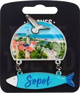 Magnes I love Poland Sopot ILP-MAG-D-SOP-19. Nowy Produkt