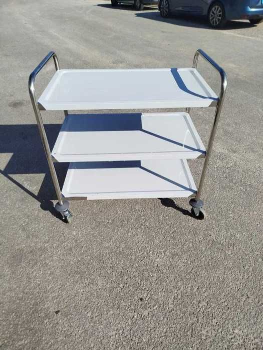 Carrinho de Serviço com 3 Estantes - NOVO