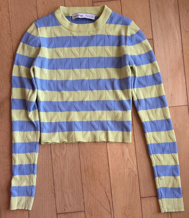 Top de manga comprida Bershka