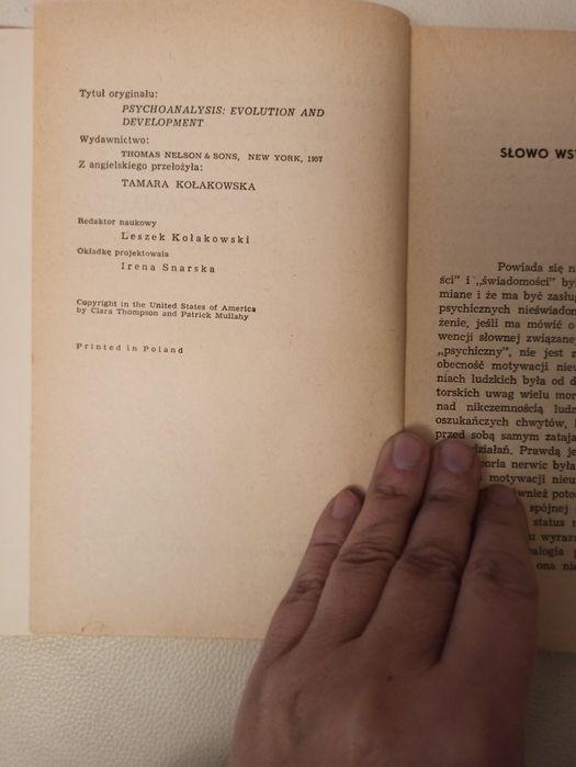 Thompson psychoanaliza narodziny i  rozwój