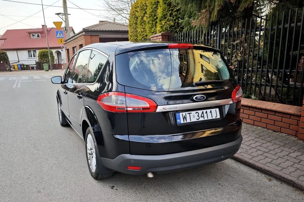 Ford S-Max 163KM, Manual, Skóra, Szklany dach, 7 osób, Webasto, Bezwypadkowy