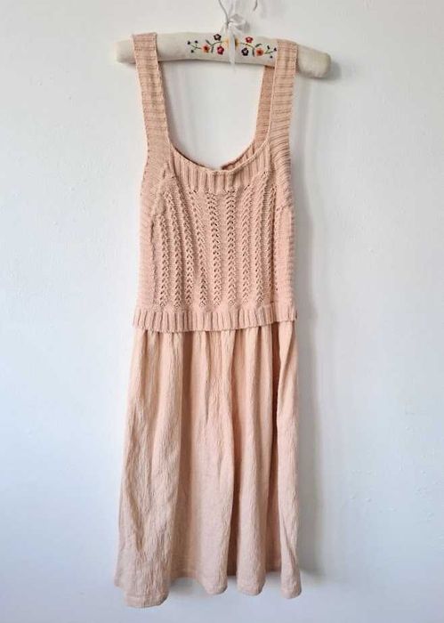 Vestido com malha Zara 13-14 anos