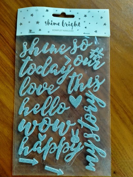 Naklejki srebrne lśniące home&you