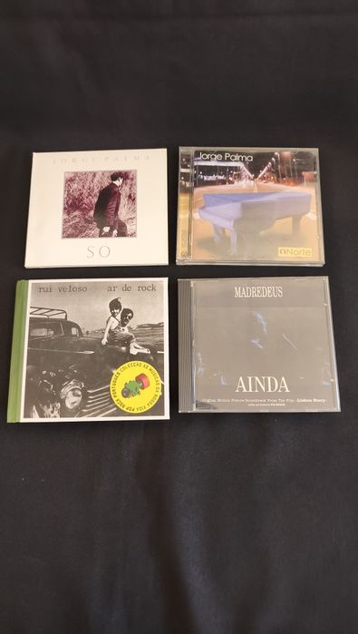 Lote 4 Cd's Musica Portuguesa (Jorge Palma/Madredeus/Rui Veloso)