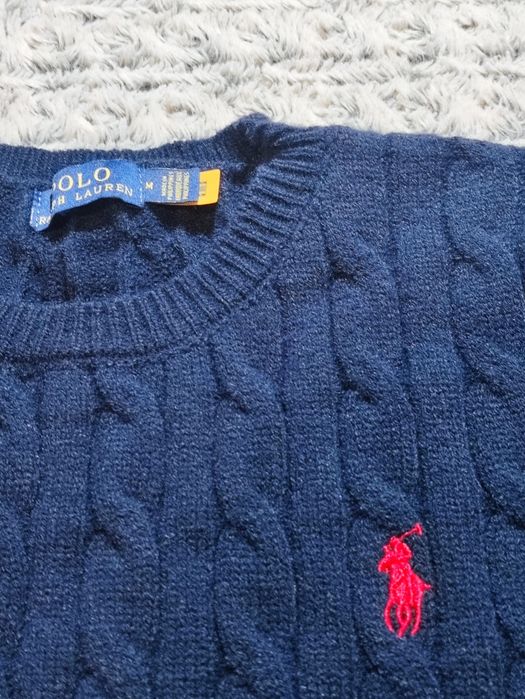 Sweter Ralph Lauren navy blue | M