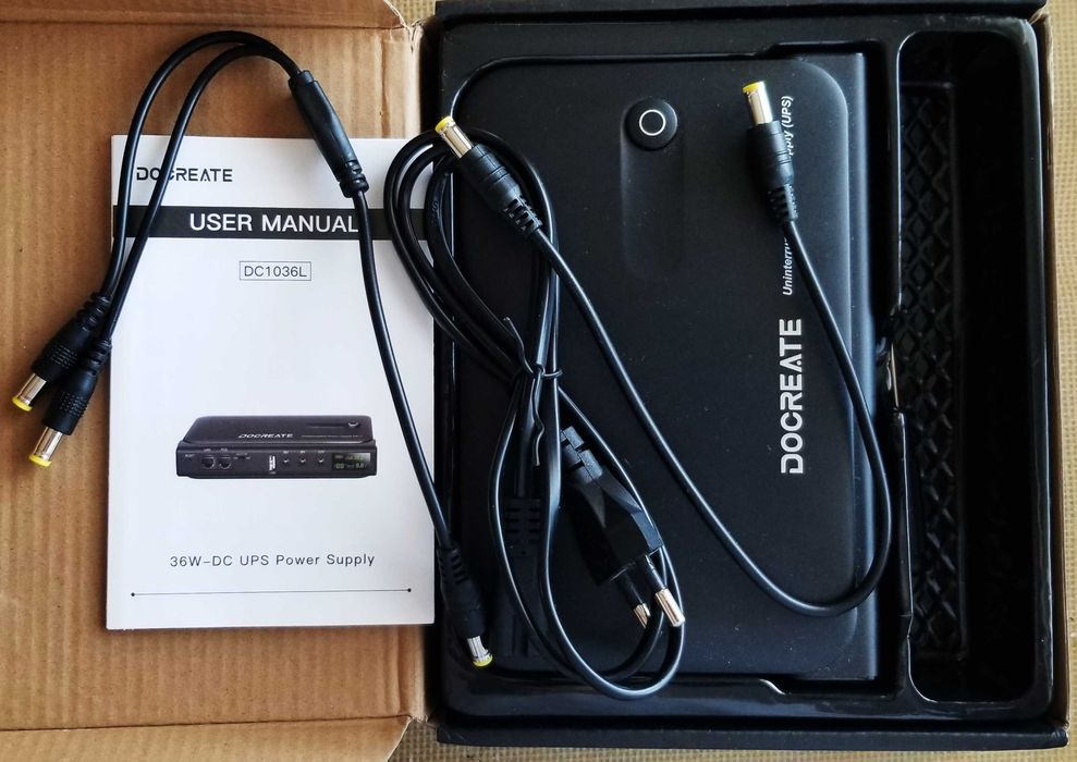 Джерело безперебійного живлення Docreate DC1036L EU UPS 36W