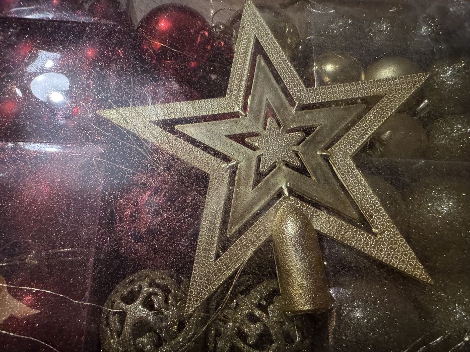 Kit de 90 bolas de Natal + estrela