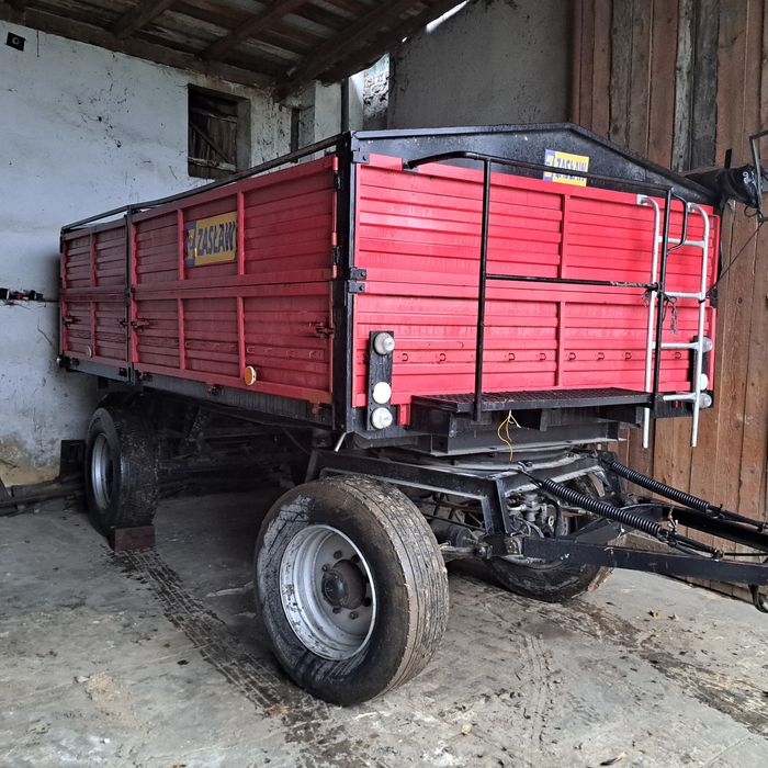 Przyczepa Zasław 6 t wywrotka 3 str  nie hl hw/Maszyny od Rolnika