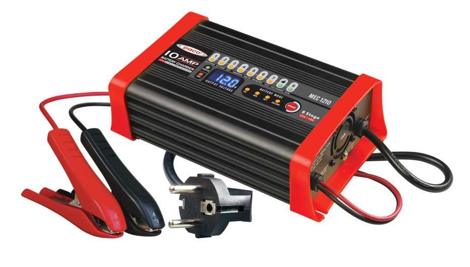 Ładowarka Automatyczna PACO MEC1207 12V 7A, 8 ETAPÓW do AGM, GEL, Żel