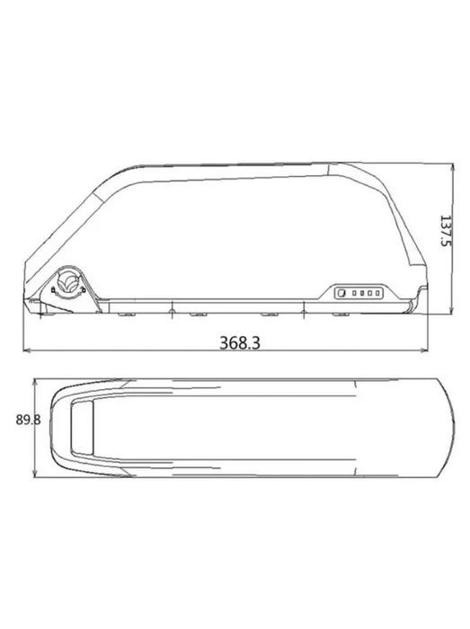 Аккумулятор 48v22Ah на електровелосипед в боксе