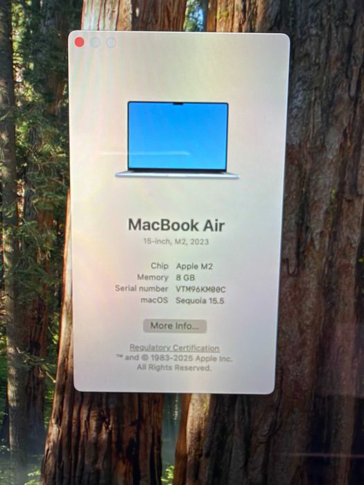 Macbook Air M2 15" 2023 8GB RAM 256GB SSD Silver Bateria 93% / Sklep iTOP Muranów [46075]