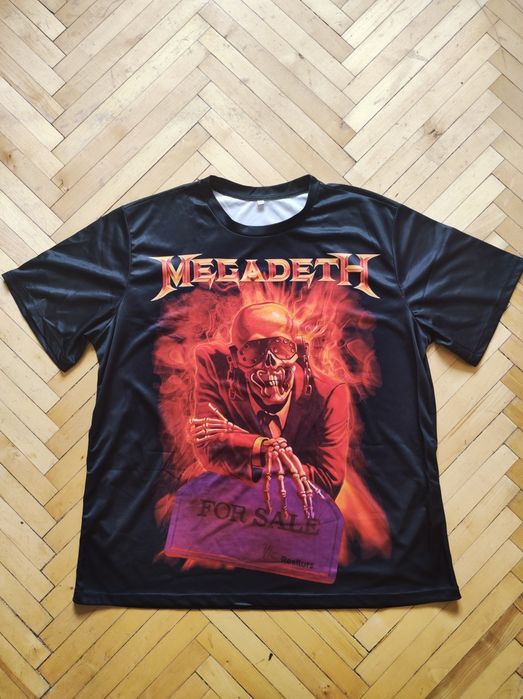 НОВЫЕ  Метал Футболки "Cavalera Conpiracy Мegadeth Over Kill  Sepultura Pantera Merciful Fate Judas Priest Samaell"
