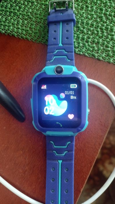 Дитячий смарт-годинник (Smart Watch) із GPS-трекером у яскравому синьо-блакитному дизайні — незамінний ґаджет для безпеки дитини та спокою батьків.