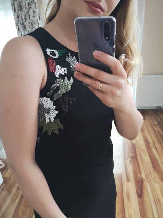 Sukienka ZARA Trafaluc Maxi