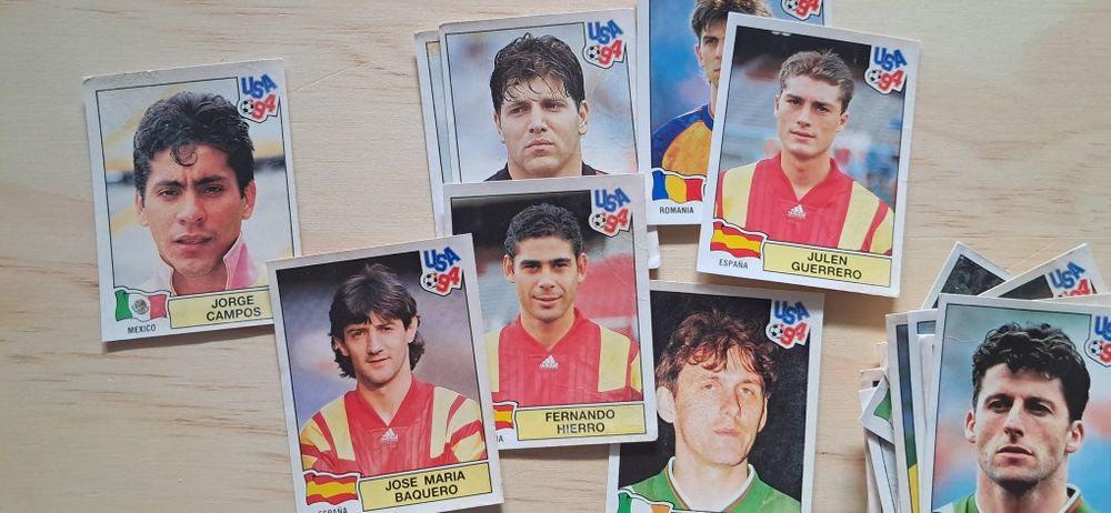 Lote 62 cromos futebol World Cup Usa 94 da Panini