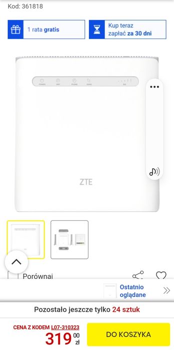 Router ZTE Blade