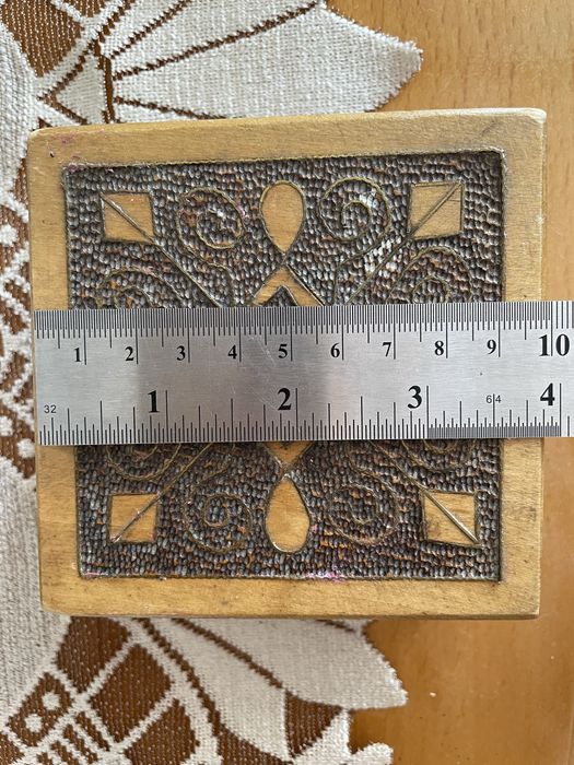 Скринька дерево для прикрас вінтаж