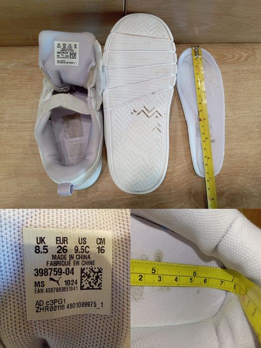 Puma 04 Courtflex V3 Inf 398759-04 Buty Sportowe Dziewczęce Rozm. 26