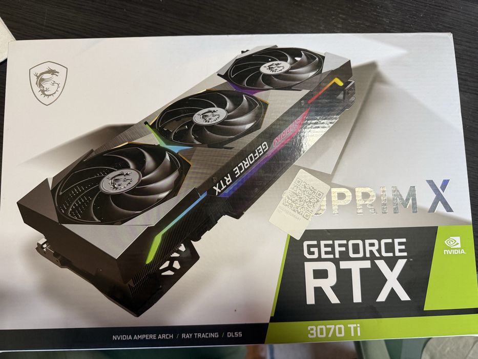 MSI Geforce Rtx 3070 TI SUPRIM X 8G (Com Caixa e Suporte Original)