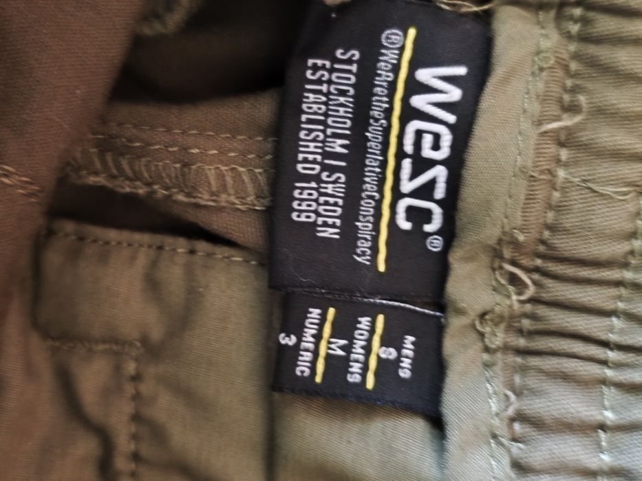 Spodnie joggery cargo, unisex: męskie S, damskie M