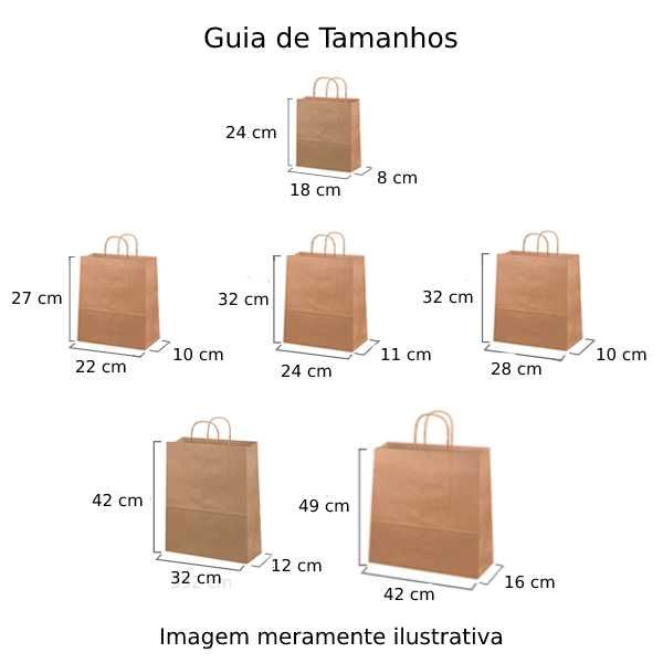 Sacos de Papel Branco (Vários Tamanhos)