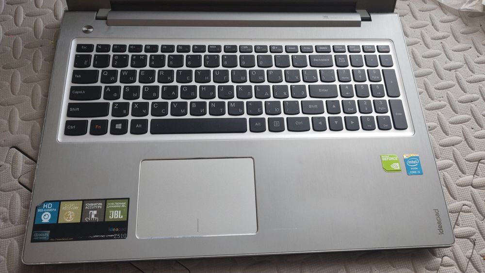 Ноутбук Lenovo IdeaPad Z510 i5/8ГБ/256ГБ SSD+1ТБ HDD