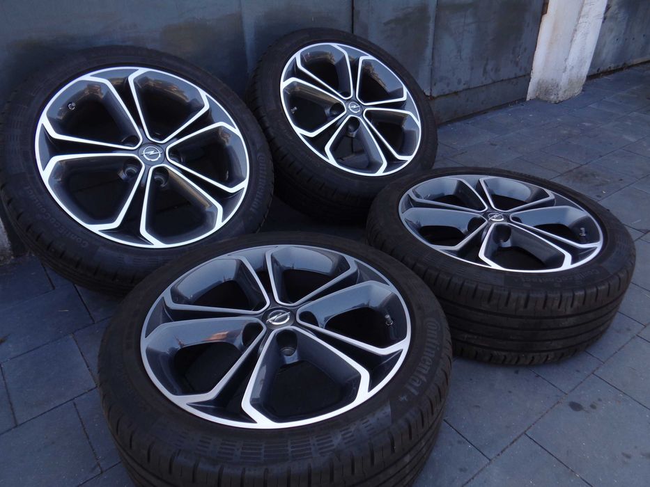 Oryginalne alufelgi OPEL Adam Corsa OPC 17 cali 5x110 + opony 7,5mm