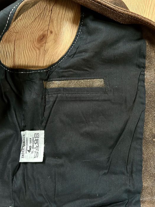 Obniżka Kamizelka skórzana nieużywana Żywiec