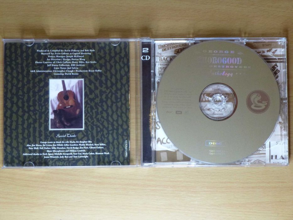 CD duplo de guitarra blues de George Thorogood