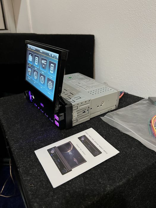Auto radio Multimedia 1Din Tela 7” NOVO