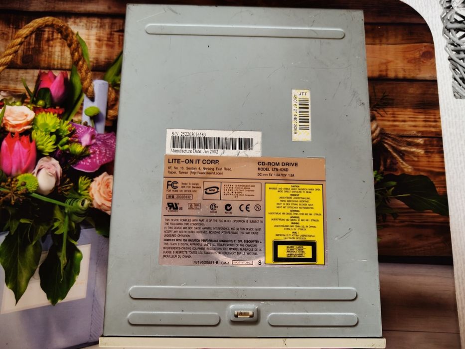 Niezawodny napęd CD-ROM Lite-On LTN-526D 52X Max | Retro PC