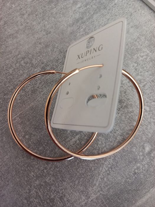 Сережки кільця конго XUPING 4см 40мм 4,5см 45мм медсплав