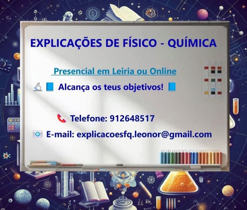 Explicações Físico-Química Leiria