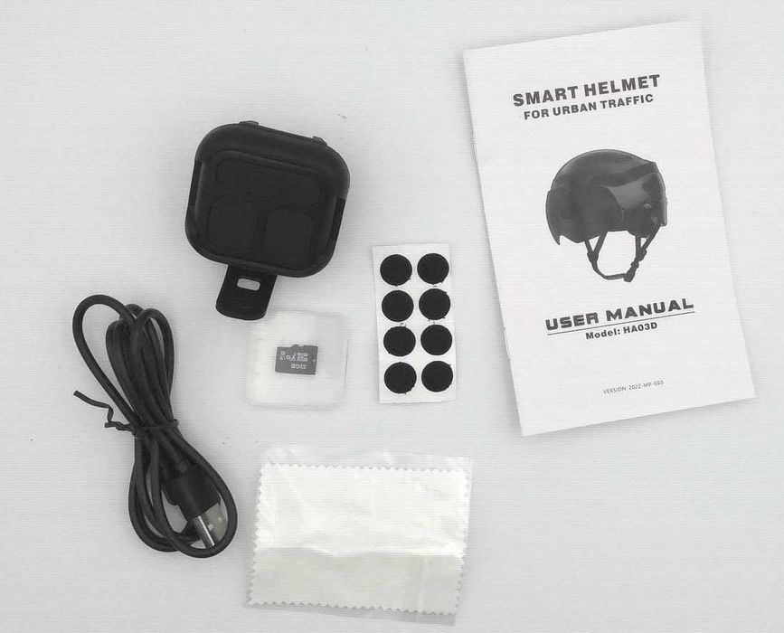 NOWY Inteligentny Kask JARONOON HA03D | Kamera 1080p | Bluetooth | Pilot | Carbon