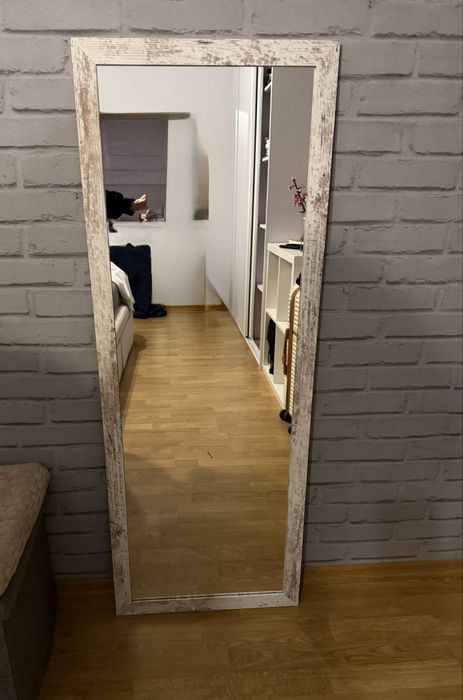 Lustro wiszące  128x47 z ramą