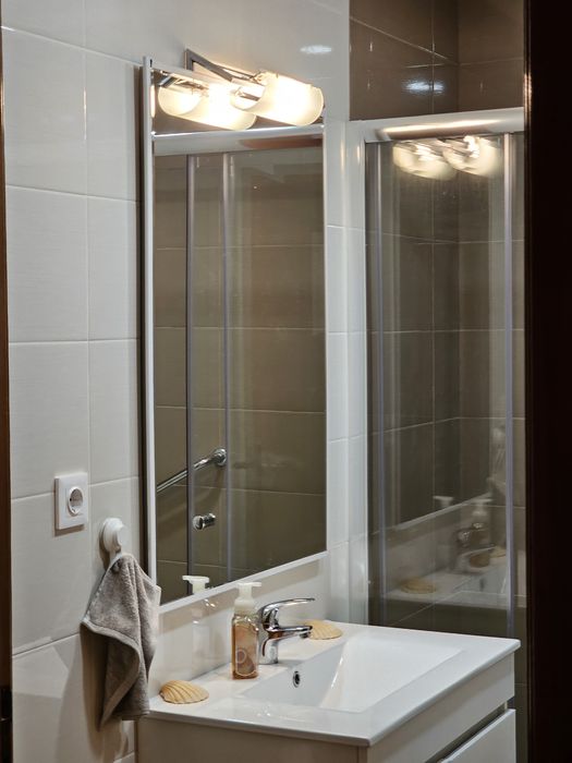 Candeeiro de espelho de WC com led