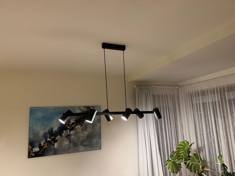 Lampa czarna loftowa