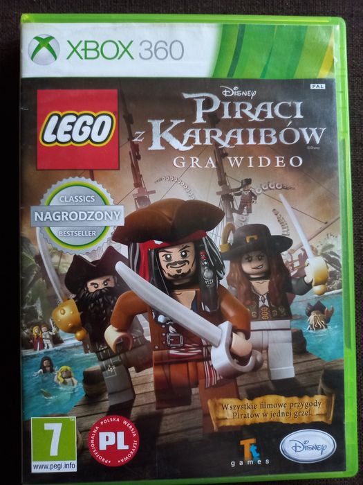 Gra Lego Piraci z Karaibów na konsolę xbox 360 Polska wersja !!!
