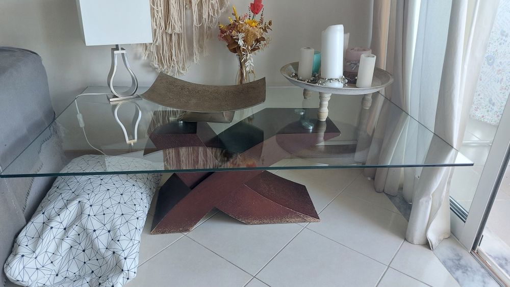 2 mesas de Sala de Vidro