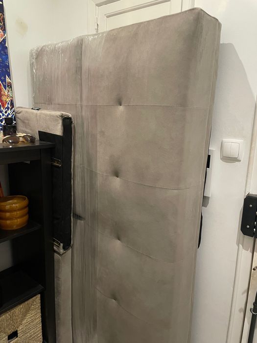 Sofa cama cinza 1.90m