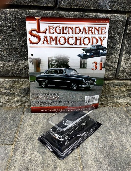 GAZ 12 ZIM-legendarne samochody PRL,zabytek,figurka
