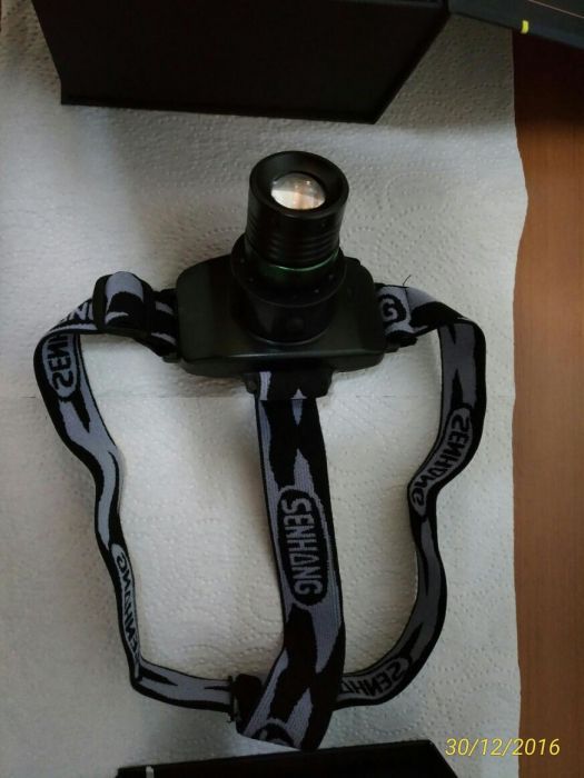 Lanterna led cree de 5w 1200lm para cabeça