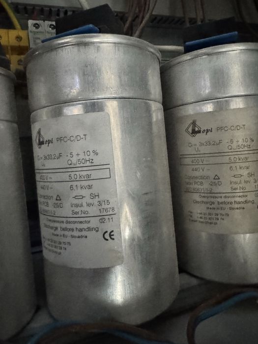 Bateria kondensatorów okazja