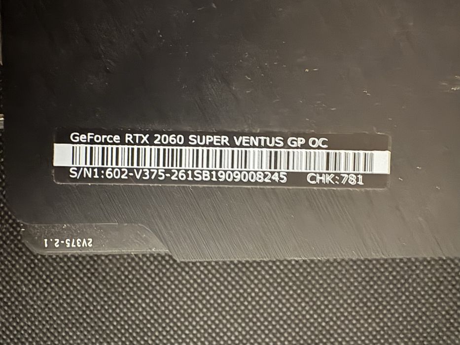 MSI RTX 2060 Super OC