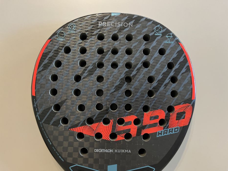 Raquete Padel Kuikma Precision Hard 990 - Bom estado